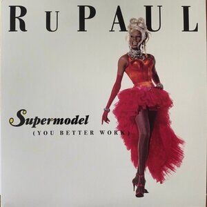 RuPaul Supermodel/Shade Shady RARE Limited Edition 7" Vinyl Single Record SEALED